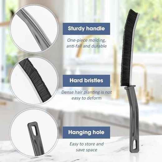 Generic 3pcs Ultimate Crevice Cleaning Tool – Hard Bristle Brush for Small Gaps & Tough Grooves - image 4