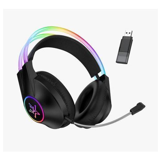 Generic PG927 Wireless Gaming Headset + Plus 2.4G USB A Adapter (can connect directly to your desktop computer, Laptop, Television, PS Game console, e.t.c) - image 2