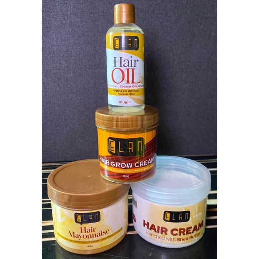 Elan 4-in-1 Hair Care Bundle -( Hair Grow Cream, Hair Mayonnaise, Hair Repair Cream,  Hair Oil ) - image 2