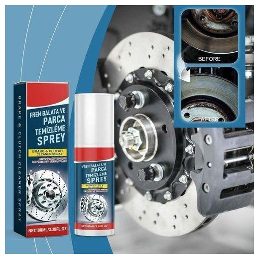 Rayhong Quick Application, Instant Results Brake Rust and dust remover & Brake and clutch cleaner Spray Bicycle Disc Brake Cleaner Aerosol, 100ml Brake Cleaner Spray Heavy Duty Car Brake Cleaner Reduces Brake Noise Brake & Clutch Cleaner Spray 100ML - image 4