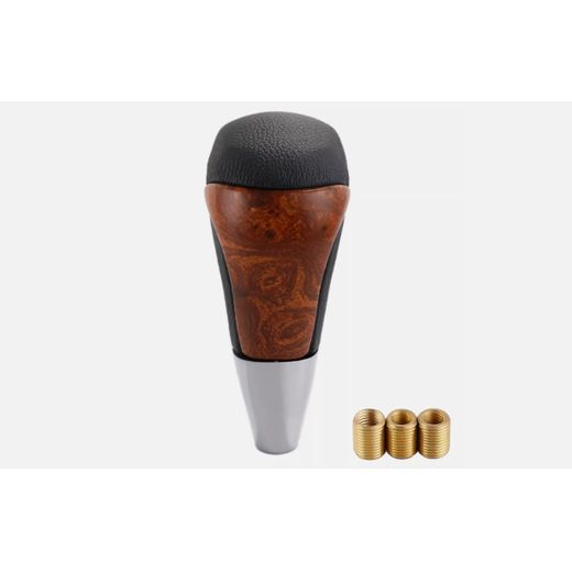 Generic High Quality Universal Gear Knob with Light Brown Wood-grain Design