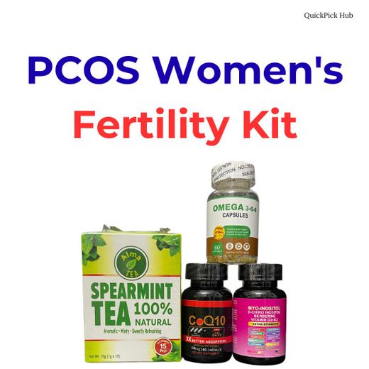 PCOS Nutrition PCOS Women’s Fertility Kit – Hormonal Balance, Ovulation Support, Egg Quality & Women’s Wellness Bundle