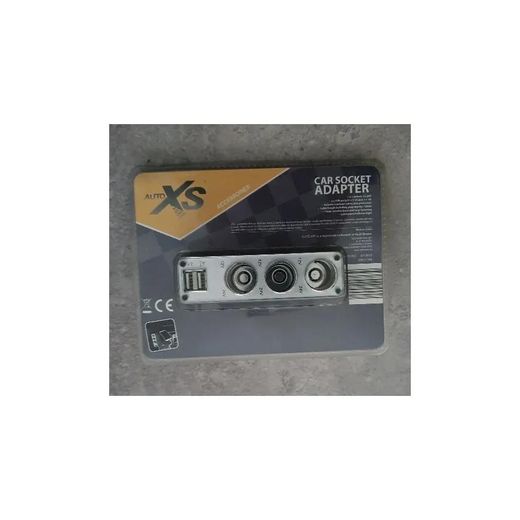 Generic Auto Xs Car Socket Adaper Splitter With Usb - image 2