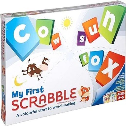 Games My First Scrabble Game Age 3-6   2-4 Players