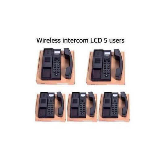 Wireless Intercom LCD 5 Set