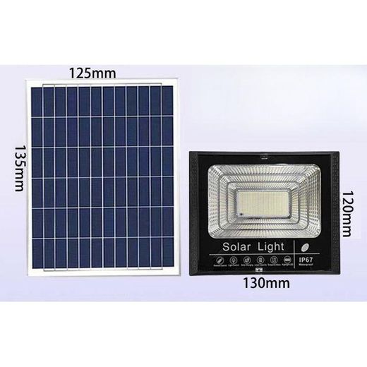 Generic 50W LED Solar Powered Floodlight + Remote Control