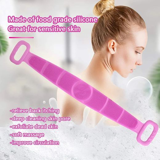 Generic Body Back Scrubber Exfoliate Bath Brush Sponge - image 3
