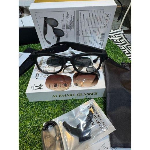 Generic AIMB-G1 AI Smart Glasses With Chatgpt, Object Recognition, Voice Assistant BT Call, Video Recording And Pictures