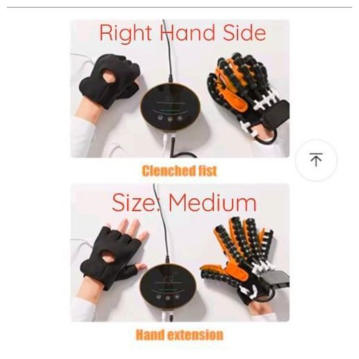 Generic Hand Rehabilitation Device For stroke patients with Right Hand Side Hemiplegia Hand Function (Medium Size)