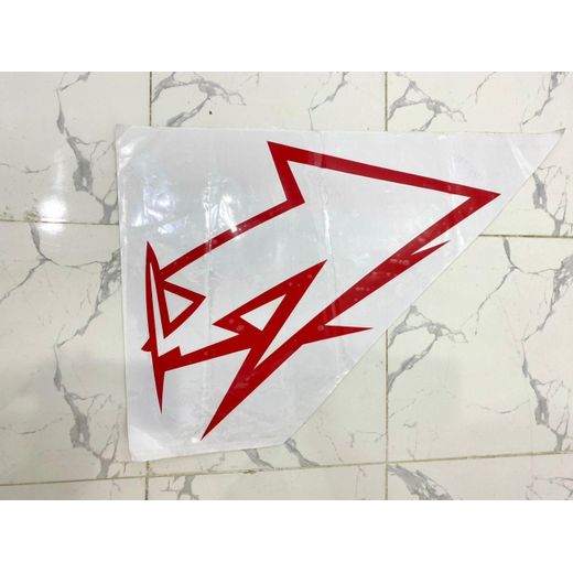 Premium Speed Arrow head Body Sticker (Red)