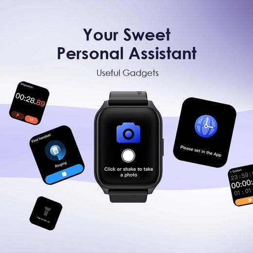 Oraimo Watch 4 Plus BT Call Quick Reply Health Monitor Smart Watch - image 3