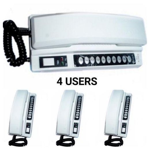 WIRELESS INTERCOM LONG RANGE-4 USERS
