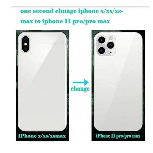 Generic Too Real Metal Camera Lens For IPhone XS MAX Second Change For IPhone 11 Pro Max Protective Camera Lens Cover(#XSMAX-11ProMax WHITE)