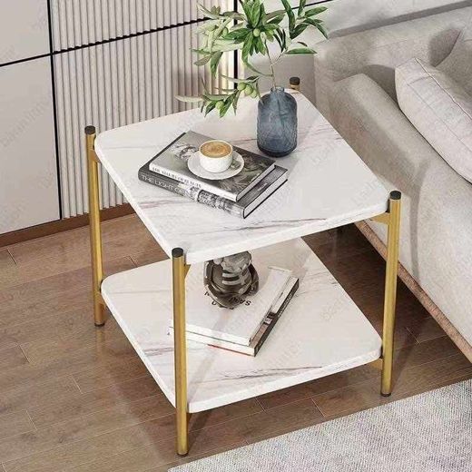 Marble Design Wooden Bed Side Table(Small)Nordic Table