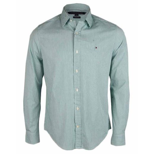 Tommy Hilfiger Men's Stripes Custom Fit Shirt
