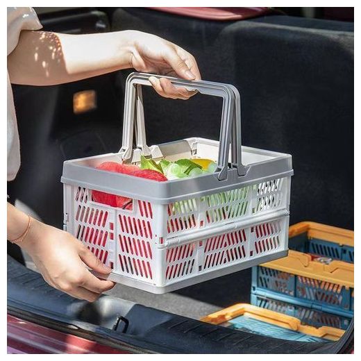 Storage Basket Collapsible Large Capacity Plastic