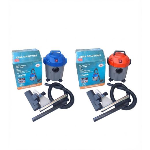 Generic Abas Solutions 15L 1500W Wet, Dry & Blower 3-in-1 Industrial Vacuum Cleaner