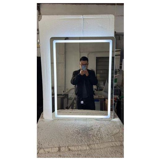Led Light Classic Shophisicated Wall Mounted Mirror Square