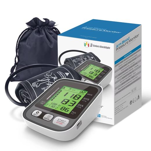 Generic Portable Digital LCD Arm Automatic Blood Pressure Monitor