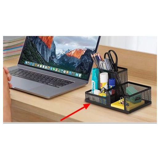 Generic Metal Mesh Desk Organizer Pen Holder/File Tray - image 2