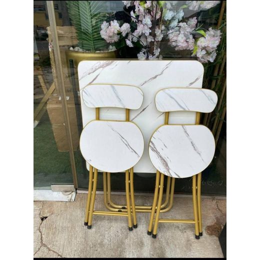 Generic Reading Table with Two Chairs