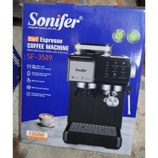 Sonifer 2-in-1 Automatic Espresso Coffee Machine - image 4