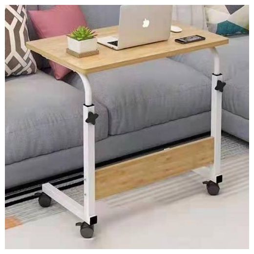 Wooden Beside Laptop Desk Bamboo Adjustable Laptop Table