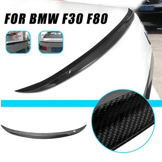 No Carbon Fiber Rear Trunk Spoiler for BMW F30 F80 - image 2