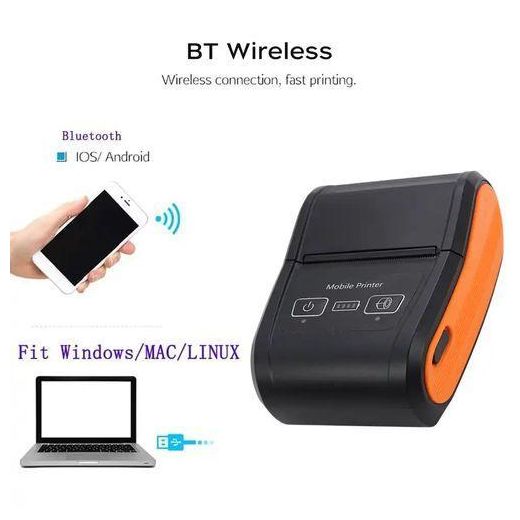 Generic Bluetooth Small Thermal Receipt Printer 48mm