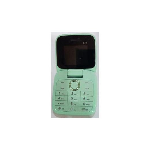 Bontel A15, 1.77 Inch Color Display,Flip Phone, Green