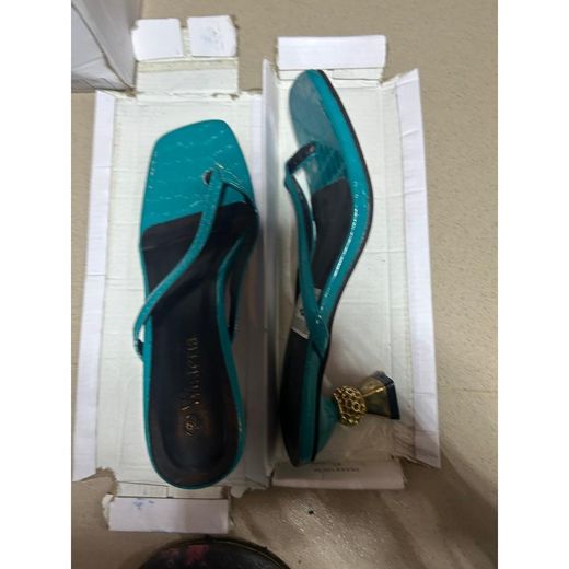 wisteria blue heel slippers - image 4