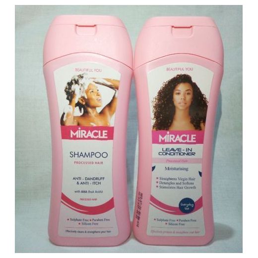 Miracle Shampoo + Leave-In-Conditioner Set - Processed Hair