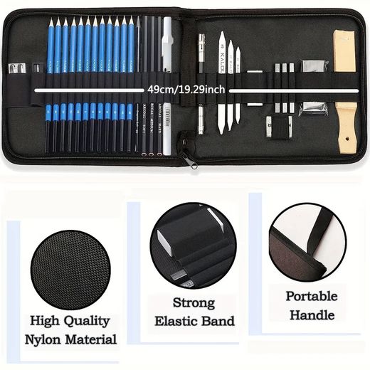 Generic 35pcs/Set Professional Drawing Sketch Pencil Kit Painting Tools - image 2