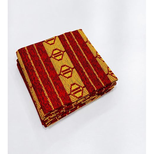 Big Range Tribal Prints Ankara-Red 