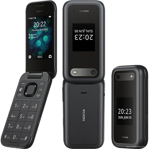 Nokia 2660 Flip - 2.8" (4MB RAM, 512MB ROM) - 1450mah - Black
