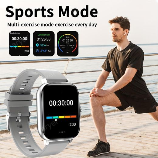 Generic Bluetooth Call Full Touch Smart Watch Sport Health - image 4