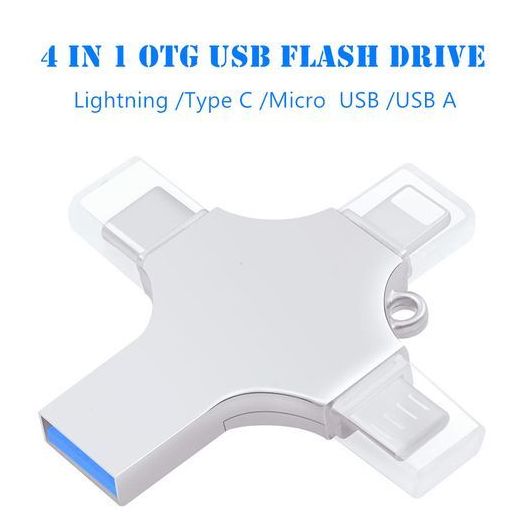 Generic 4 IN 1 Multi-function USB 3.0 Phone Flash Driver Memory 128GB