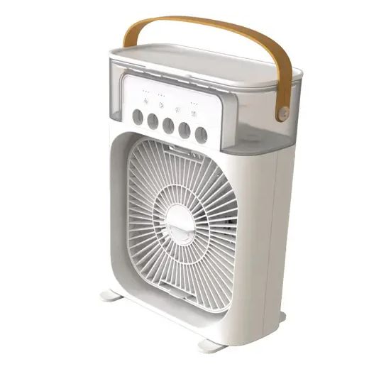 Generic Rechargeable Portable Table Top Mini Fan With Led Light