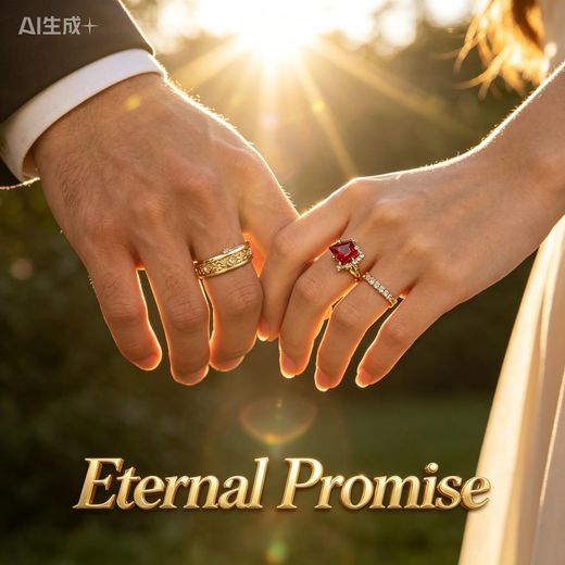 Fashion Luxury Red Ruby Engagement Ring Set | Gold Plated Bridal Jewelry with Matching Band - image 2
