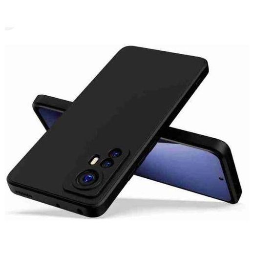 Silicon Back Case For Xiaomi Mi 12 Lite 5g - Black