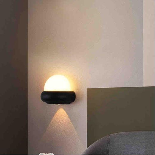 Light LED OUTDOOR  INDOOR  LIGHTS Wall LIGHT- Wall Bracket BULB Living Room Glow LAMP HOTEL Decoration WATERPROOF LED BLACK - image 2