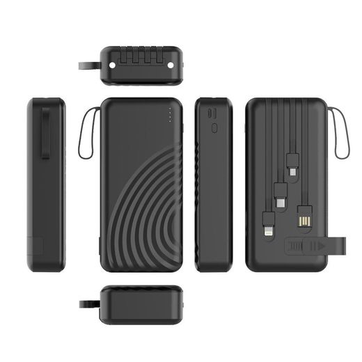TiLECC 3-in-1 Fast Charging + Portable Lanyard 20000mAh Multi-Function Portable Power Bank with Built-in Cables - image 4