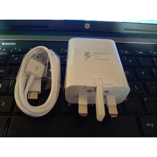 Samsung Galaxy Fast Charging Adaptive Charger For S8 S10 A71 A12 A71 A02 Whit - image 2