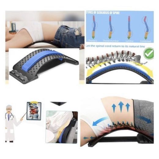 Back Muscle Stretcher Posture Corrector Support Back,lumber,neck Massager Spine Relaxer