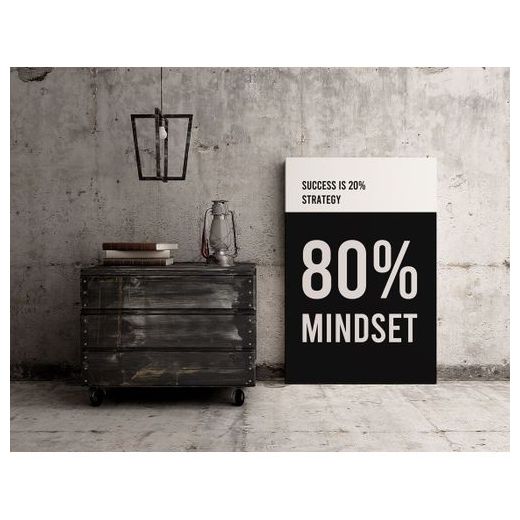 Wall Art Success Mindset Inspirational Wall Art Canvas - image 4