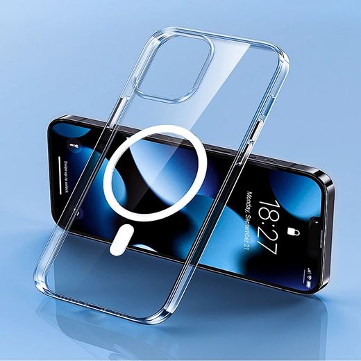 Generic Magsafe Magnetic Clear Case For IPhone 13pro - image 3