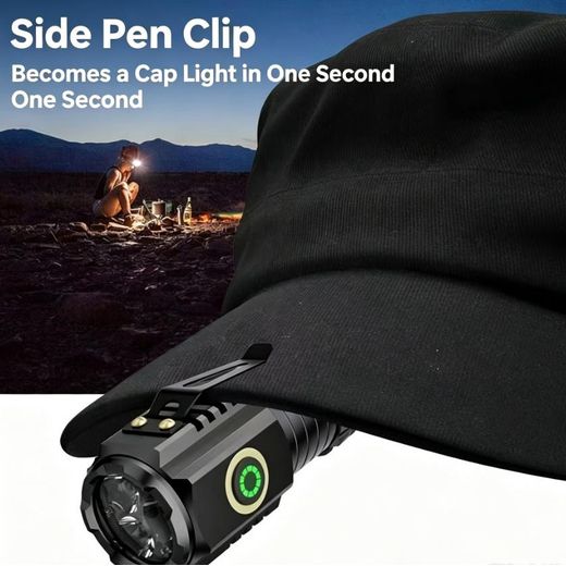 Generic USB Charging Strong Light Focusing Flashlight - image 2