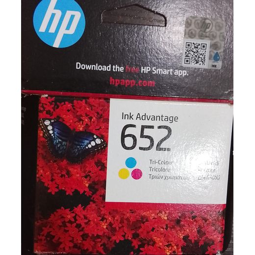 Hp 652 ink colour 