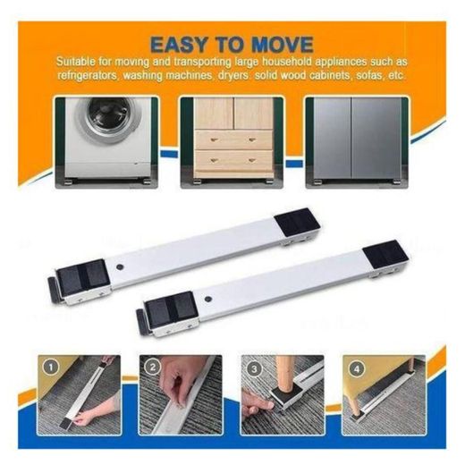 Generic Adjustable Refrigerator, Washing Machine Stand And Furniture Movers