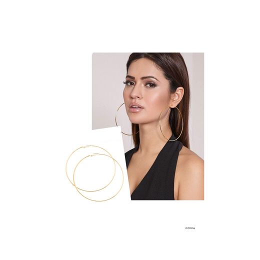 STYLISH STATEMENT HOOP STAINLESS STEEL EARRING